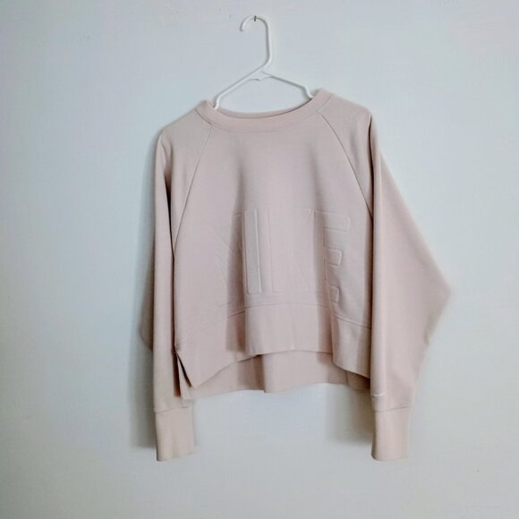 Nike DRI Fit Cream Pullover Sweatshirt - Picture 2 of 8